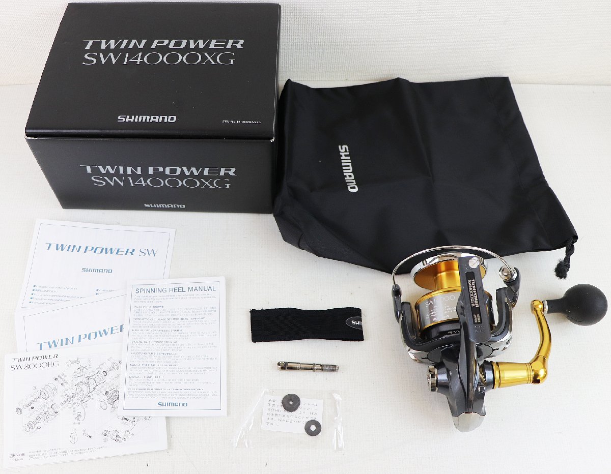 S◇中古品◇釣具/スピニングリール ツインパワーSW 14000XG シマノ