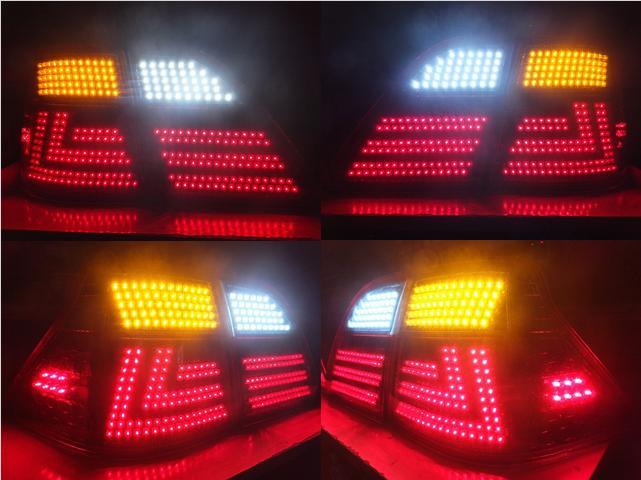 １８クラウン　後期純正テール　W流星ＬＥＤ加工品　ゼロクラウン 18 クラウン 後期 純正 テール LED W流星 加工品 ゼロ クラウン