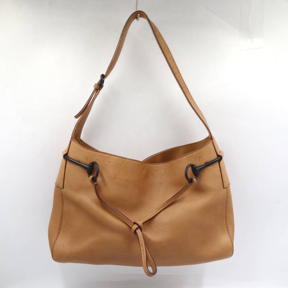 ☆GUCCI グッチ 101975 ホースビット レザー ショルダーバッグ ワン 