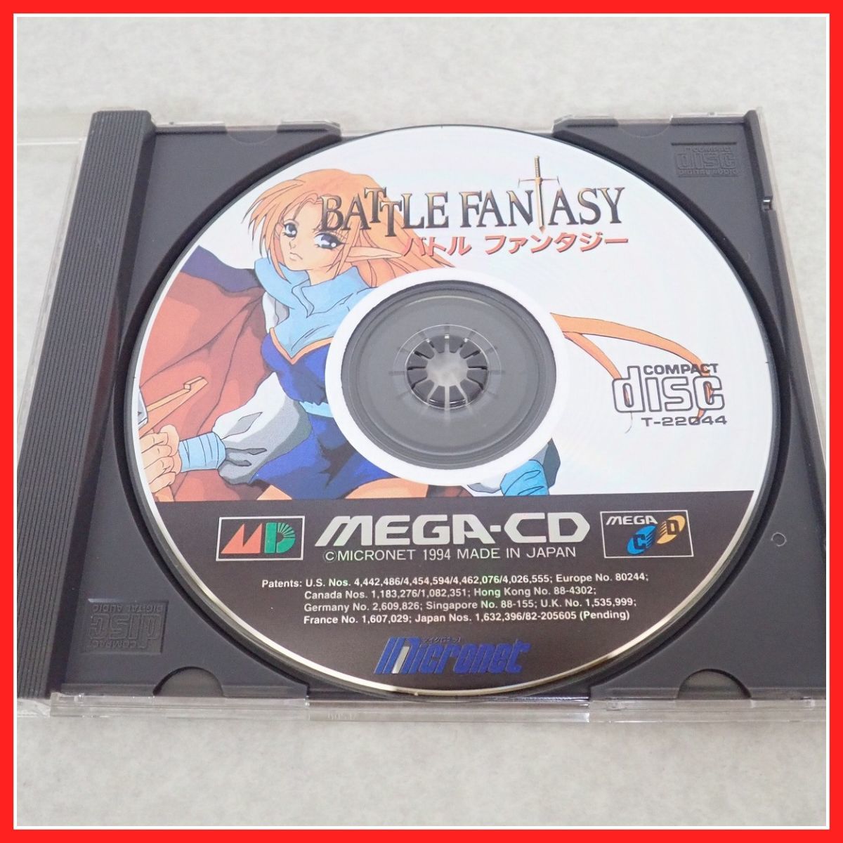 ◇動作保証品 MD メガCD BATTLE FANTASY バトル ファンタジー Micronet 