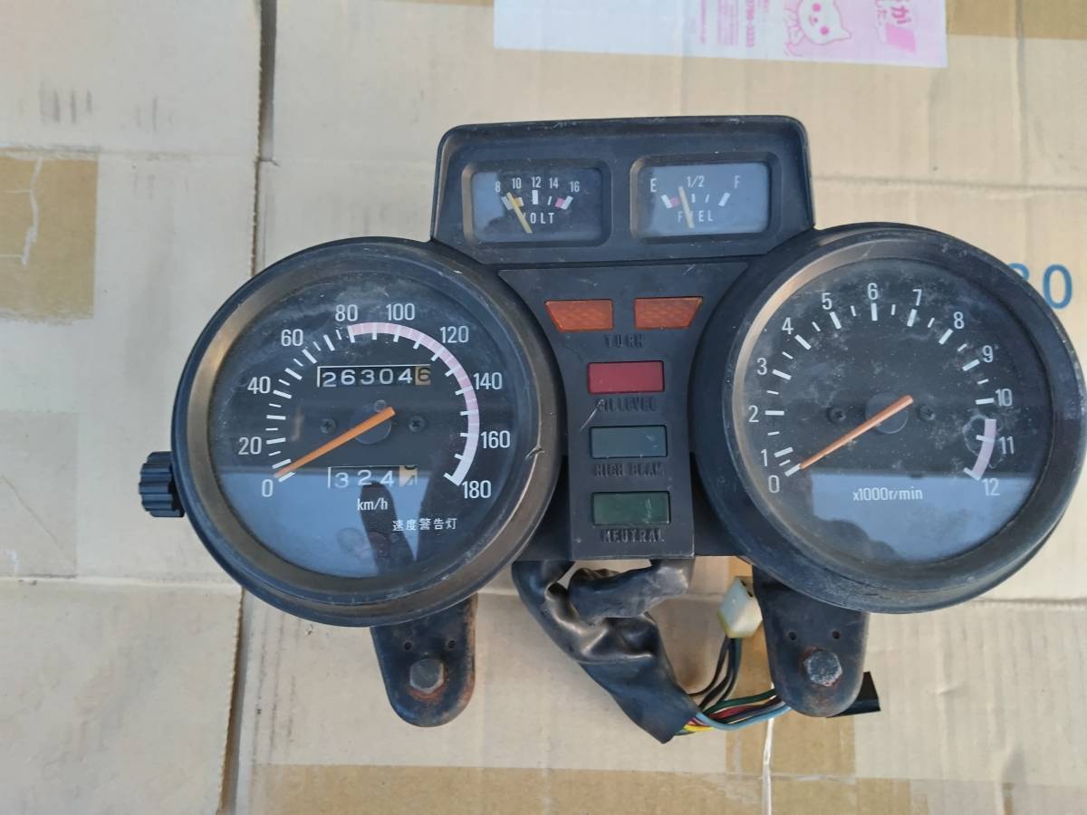 ヤマハ XJ400D スピードメーターセット当時もの