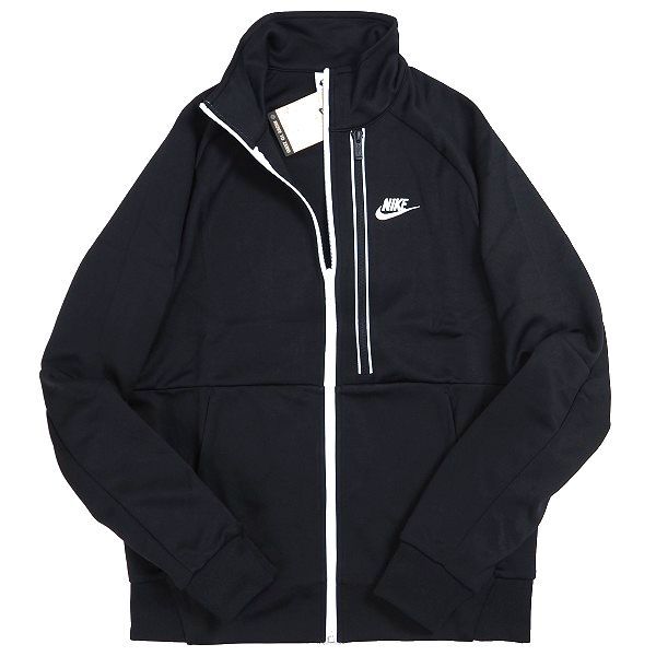 P165 新品 NIKE ナイキ 軽量ニット フルジップ ジャケット ロゴ刺繍 ゴルフ トレーニング 2XL ブラック