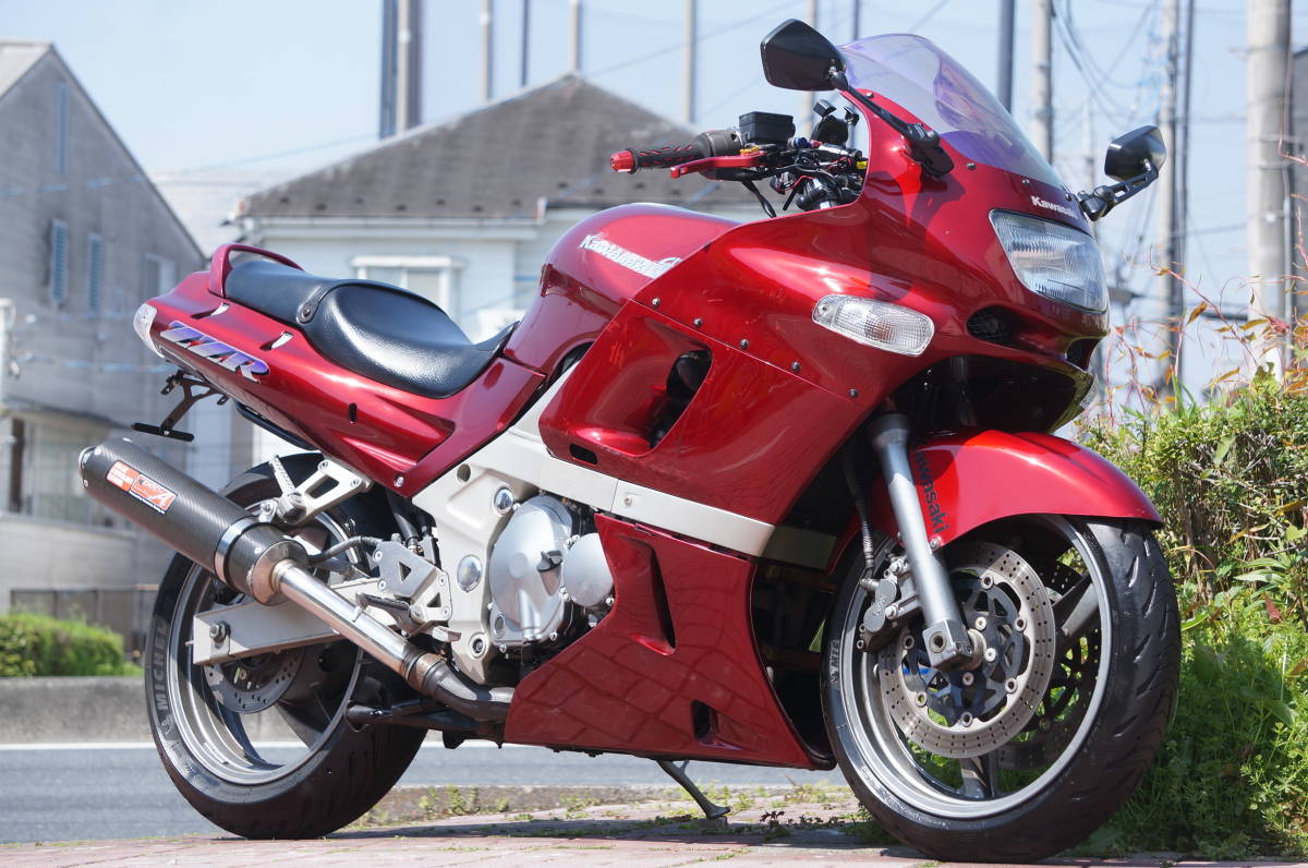 ◆◇配送のみ!! ZZR 400-2 ZX400N タイヤ前後山あり!! 快調な走りです!! ZRX、ゼファー等!! 埼玉～関東近県即日自社配送可!!