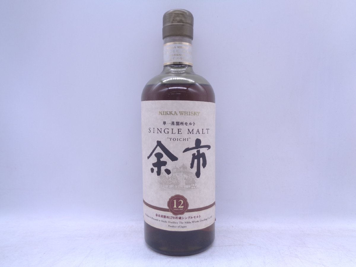 NIKKA WHISKY SINGLE MALT YOICHI ニッカ ウイスキー シングルモルト 余市 12年 700ml 45% 古酒 未開栓 X204034