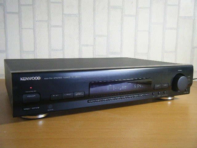 ジャンク品】KENWOOD ケンウッド ステレオ FMチューナー L-01T ∝0629