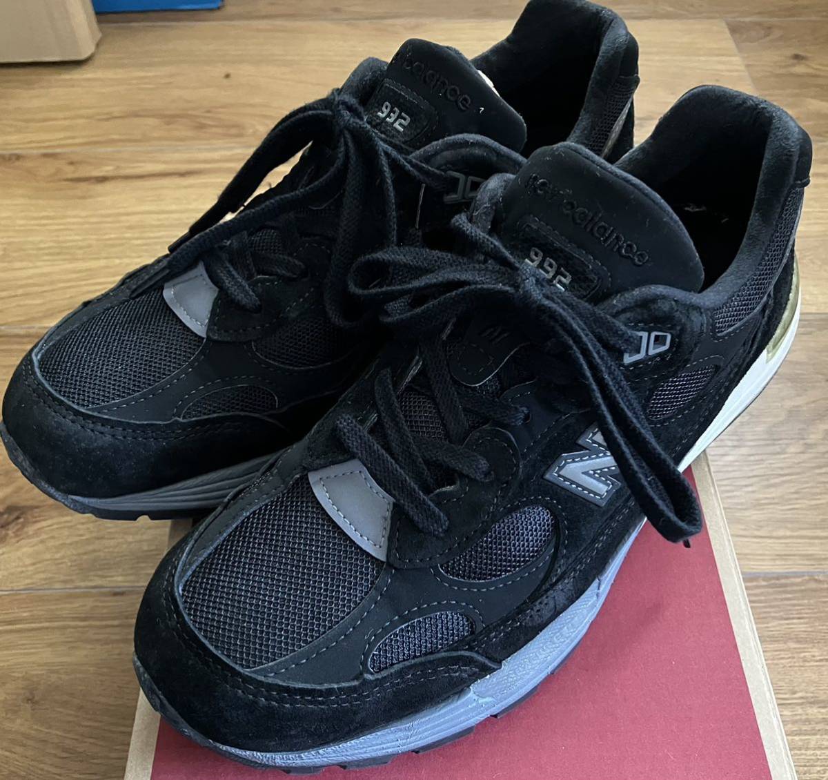 お買い得，お買い得 【美ユーズド・箱なし】 New Balance M992BL 