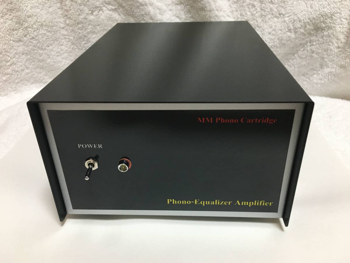 EAR 834P ベース　真空管式　MM型　フォノイコライザーアンプ　(プリント基板未使用：最短直配線で高音質追求）