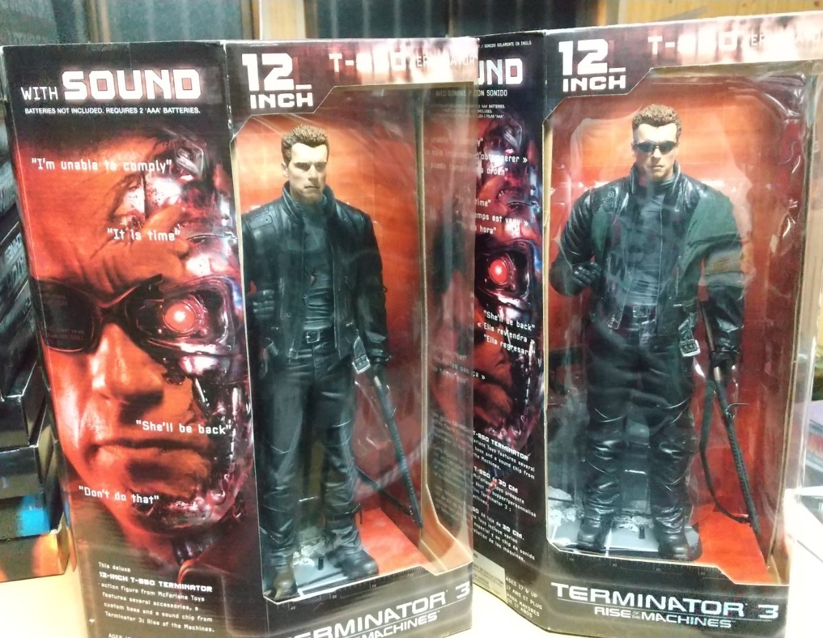 マクファーレントイズ ターミネーター3、T-850 １２インチフィギュア　２体セット