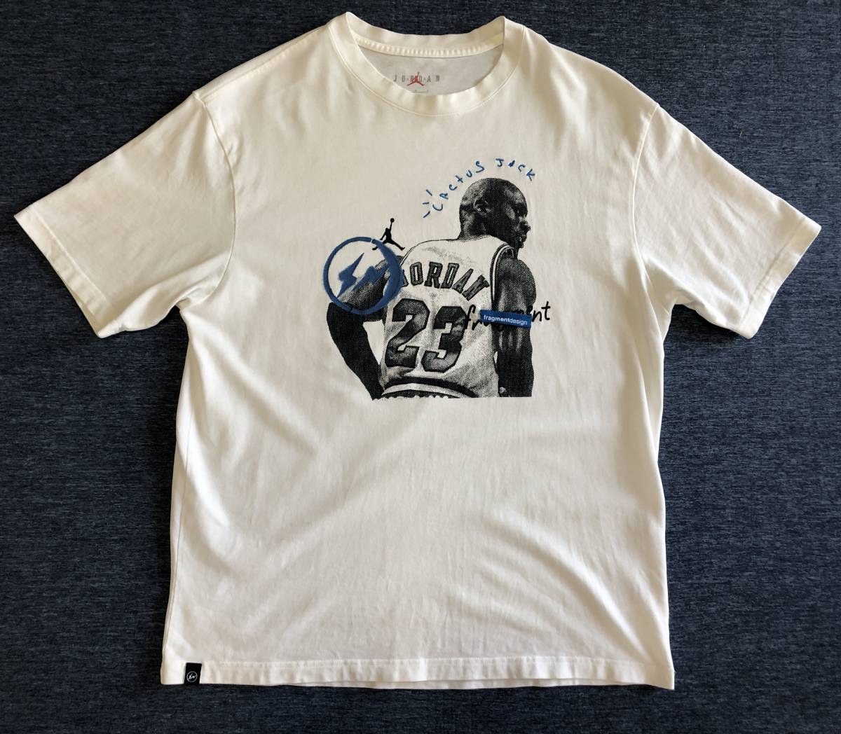 JODAN × Fragment × TRAVIS SCOTT　トリプルネーム　tシャツ　カクタスジャック　トラヴィススコット　ジョーダン　フラグメント　NIKE