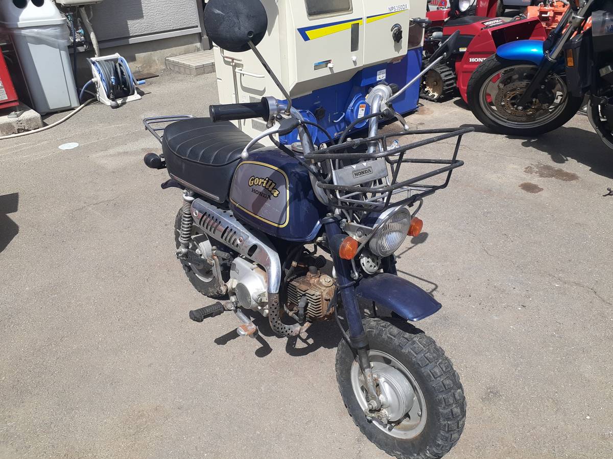山形発!! ホンダ Z50J ゴリラ エンジン始動NG キック圧縮あり タンク錆