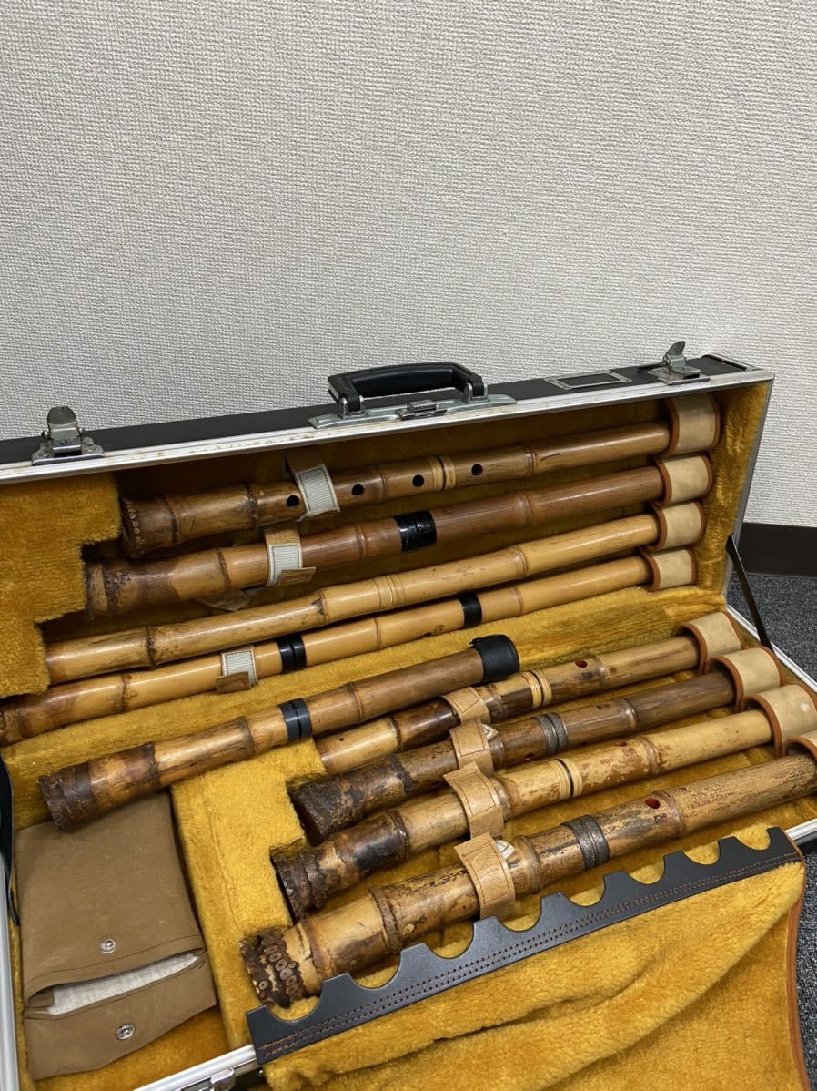 尺八 林仙 宗山 杉山 和楽器 銘入り 1尺6寸 1