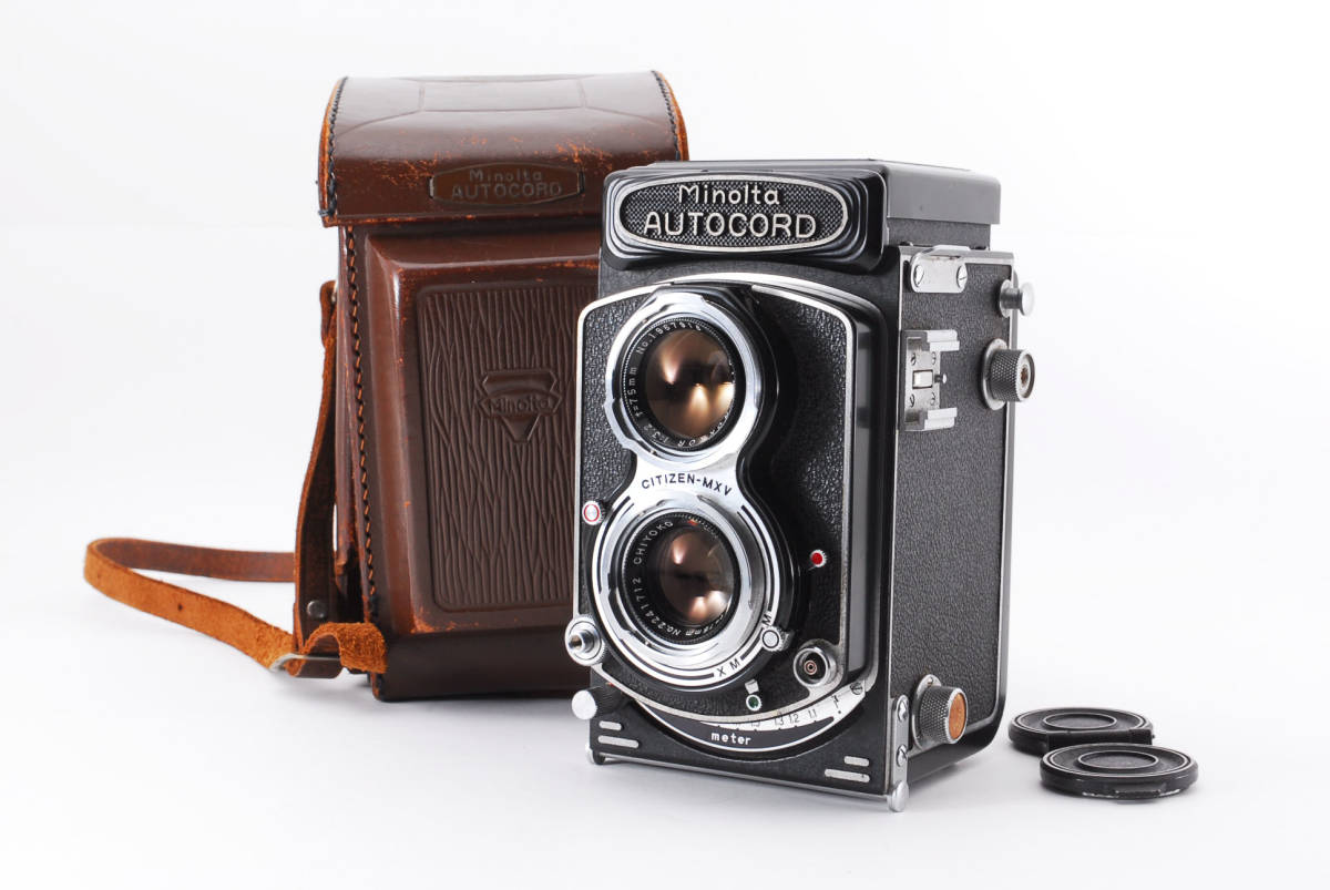 ☆極美品☆ミノルタ MINOLTA AUTOCORD ROKKOR 75mm f3.5 ☆動作OK