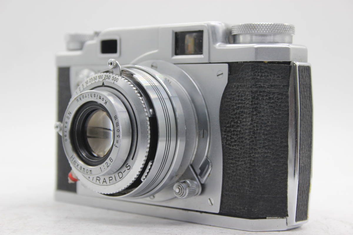 【返品保証】 コニカ KONICA II Hexanon 50mm F2.8 レンジファインダー カメラ C4642