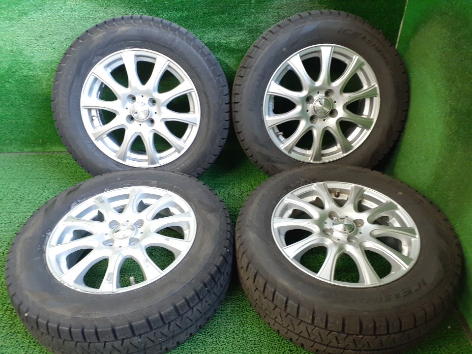 溝有 ピレリ アイスアシンメトリコ 195/65R15 ホイールセット 5.5J +42