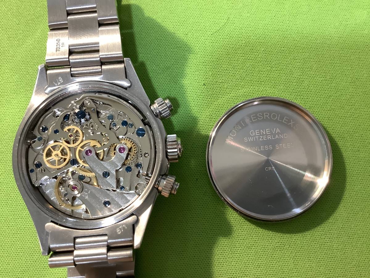 時計　時計部品　ジャンク品 ビンテージカスタム デイトナ 手巻ムーブメント 6263 クロノグラフ
