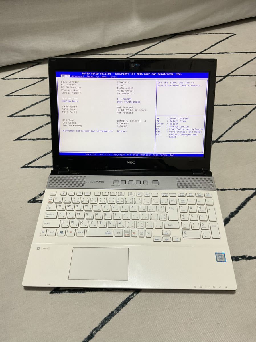 HOT，新作 NEC NS750FAW メモリ4GB core i7 ジャンク(15インチ～)｜売買されたオークション情報、yahooの商品情報をアーカイブ公開 - オークファン NEC