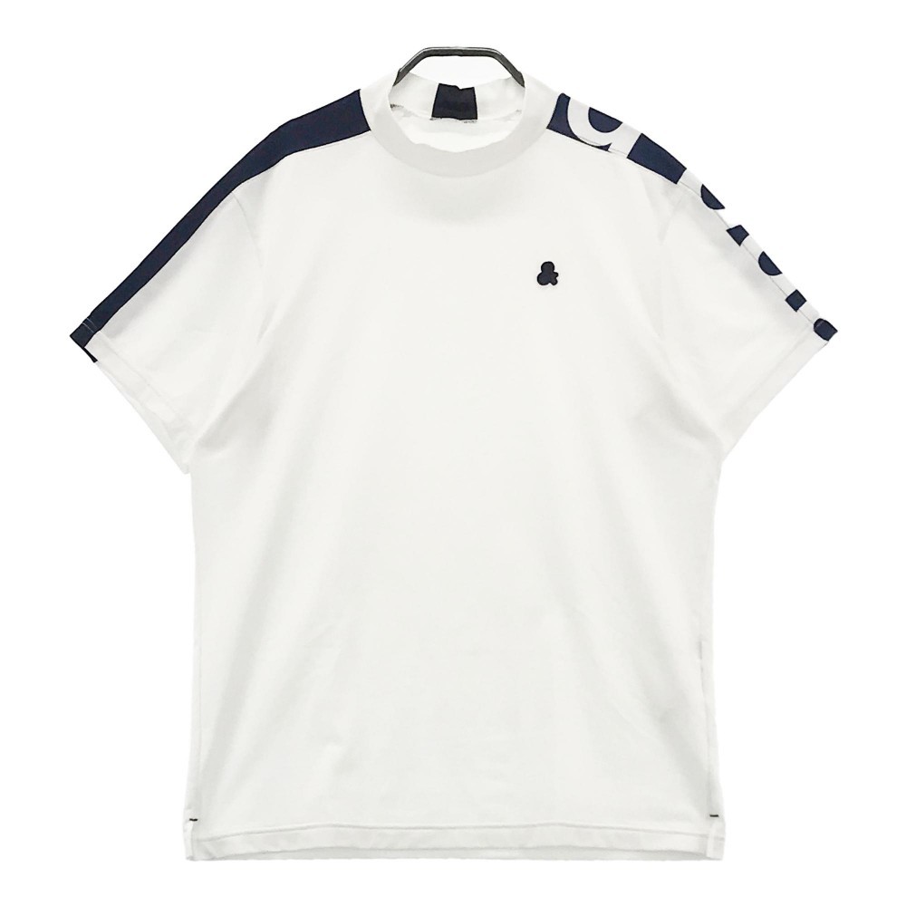 AND PER SE アンパスィ 2022年 半袖ハイネックTシャツ ホワイト系 L [240001914695] ゴルフウェア メンズ