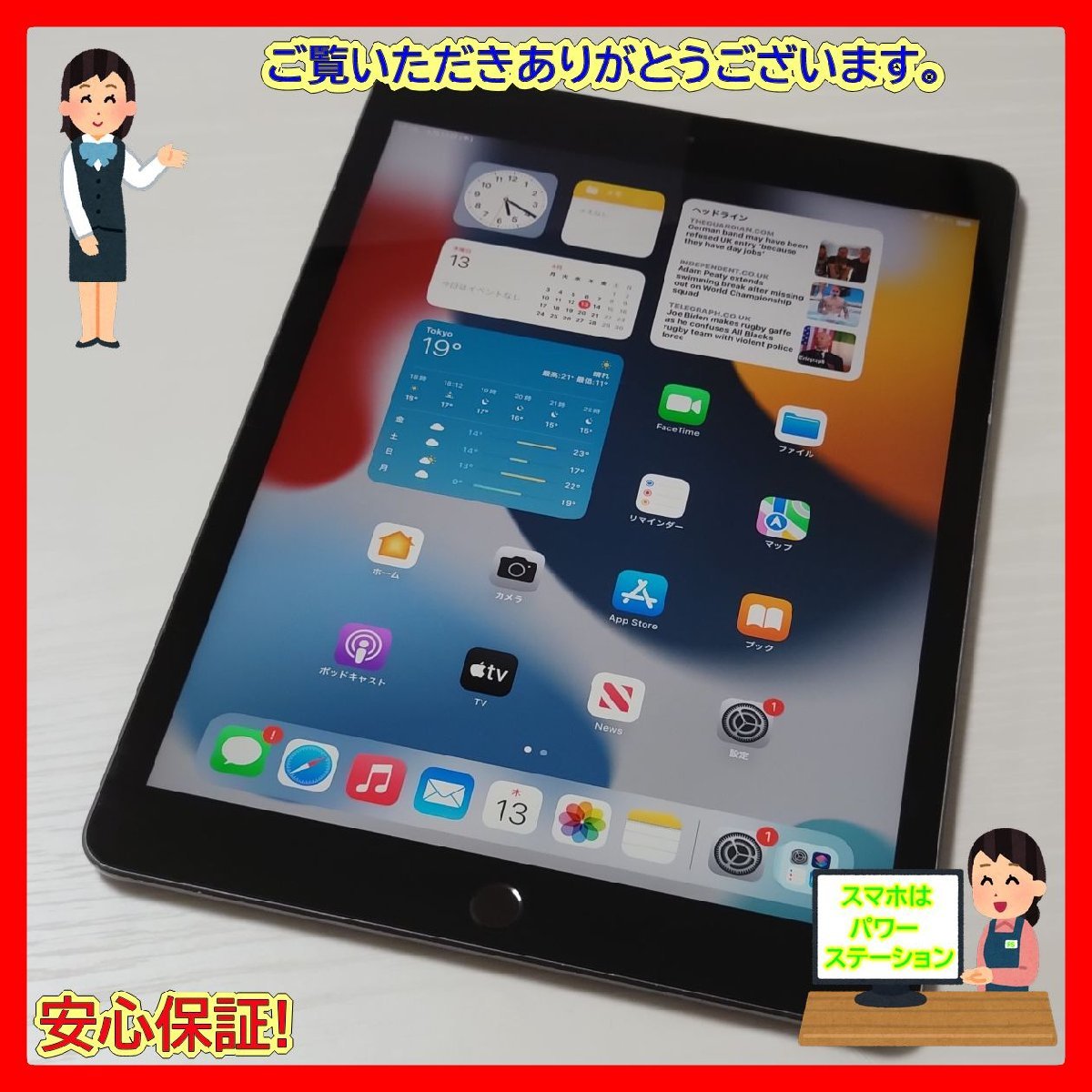 Apple iPad mini 第5世代 MUXE2J/A A2124 256GB Wi-Fi+Cellular 利用 