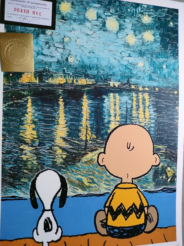 DEATH NYC アートポスター58 【世界限定100枚】 スヌーピー Snoopy