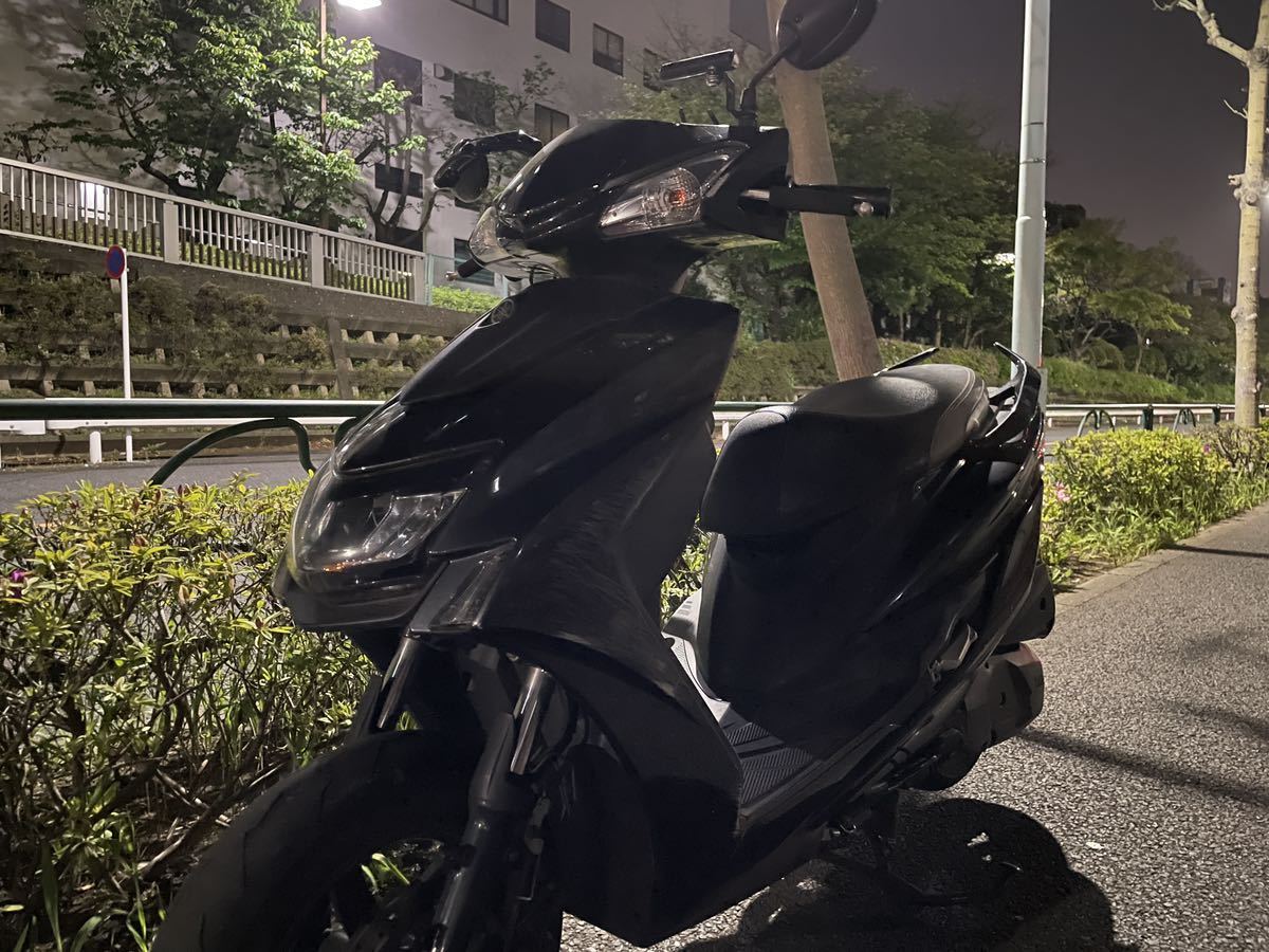 シグナスX 5型用 リアルカーボンフロントカウル 交換タイプ パーティー