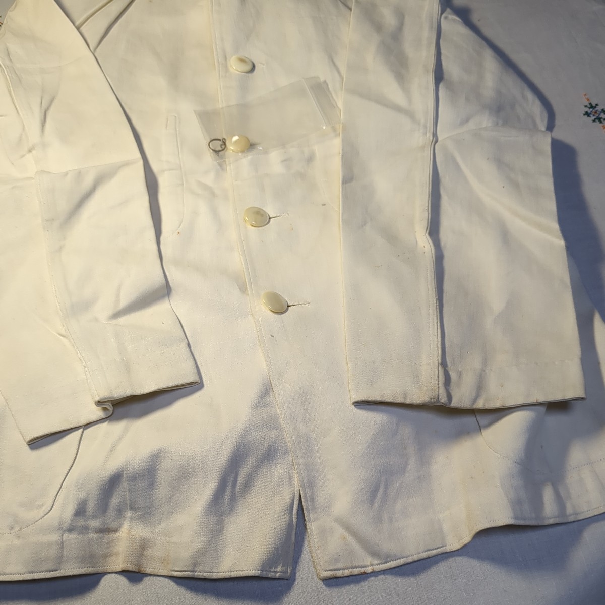 青葉579】実物 日本海軍改造第二種士官服（民間外出着）元海軍