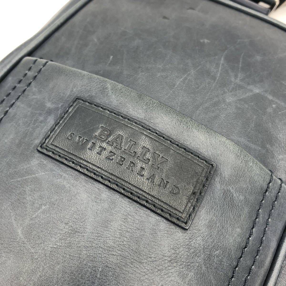 1円【美品】BALLY バリー メンズ ビジネス ボディバッグ ショルダー 