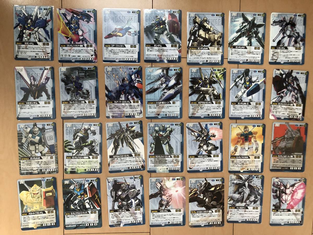 ガンダムウォー 青レアセット 一部混色・U/Cあり フルアーマーガンダム