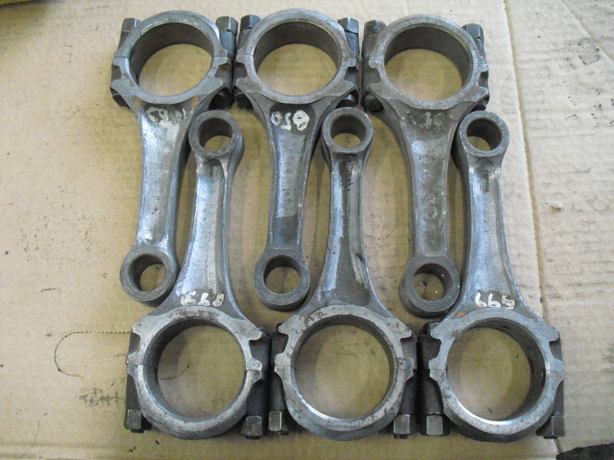 日産 L型 L6 L20L24L28 L14コンロッド 6個 L28 Yahoo!オークション