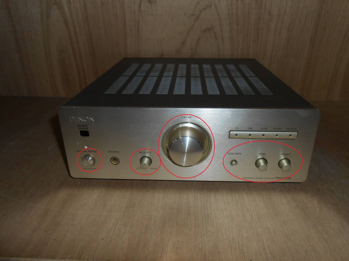 完動品DENON PMA-f10G プリメインアンプ　DENON 77.- DENON PMA-F10G ステレオアンプ DENON ステレオ工房 ポニー