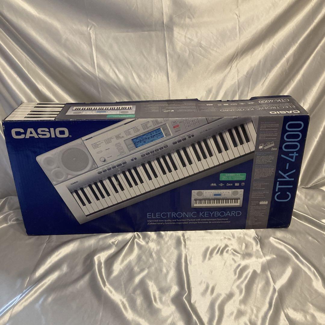 美品 電子キーボード カシオ CTK 4000 61鍵盤シンセサイザーピアノ2