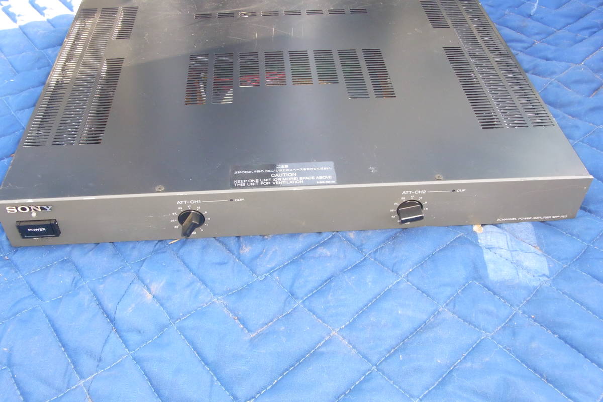 ソニー SRP-P50 1DINパワーアンプ - ☆ソニー 業務用パワーアンプ⁄SRP