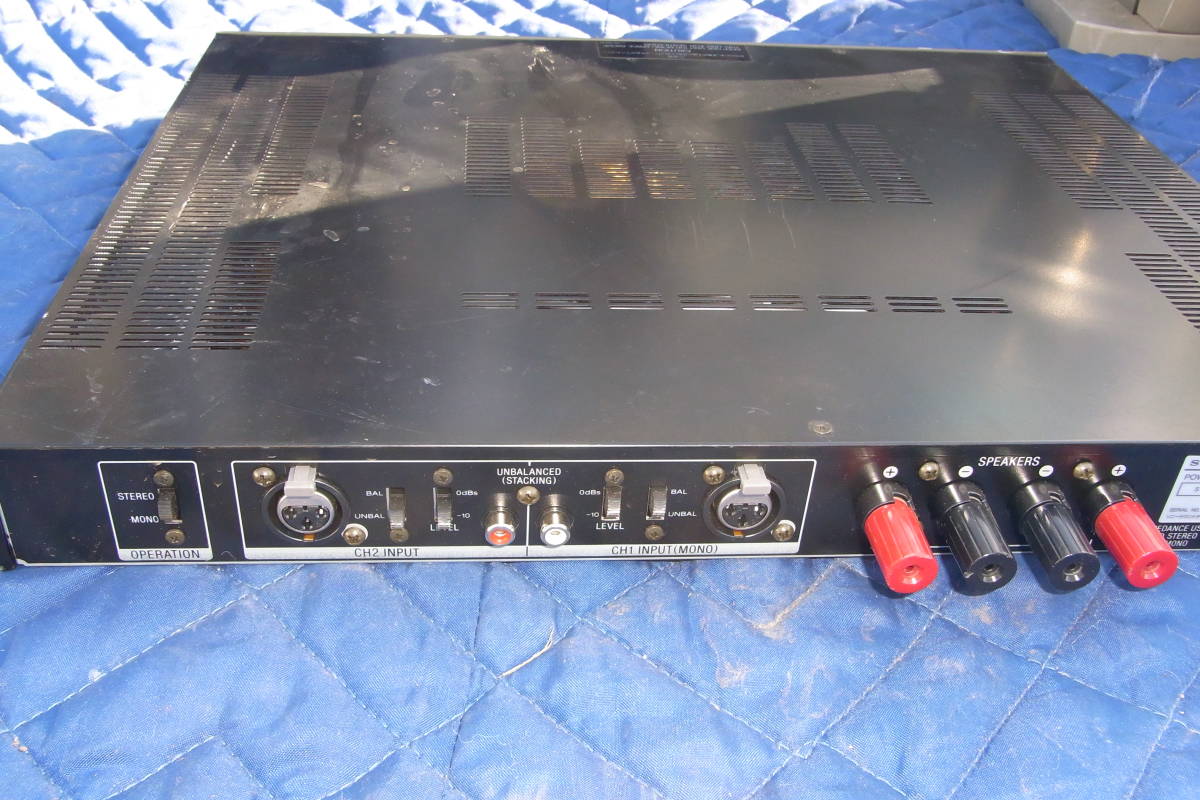 ソニー SRP-P50 1DINパワーアンプ - ☆ソニー 業務用パワーアンプ⁄SRP
