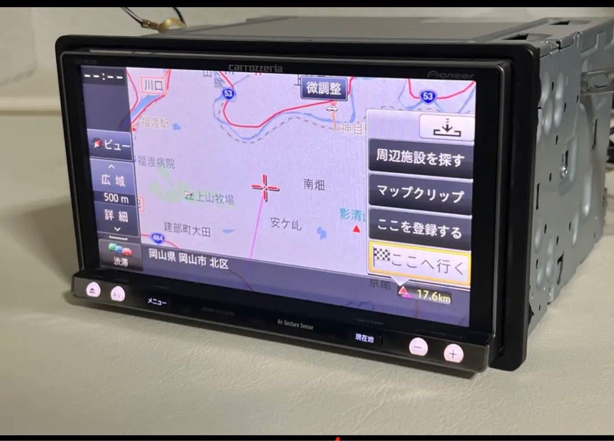 2013年地図/カロッツェリア/carrozzeria/AVIC-MRZ099/フルセグ/地デジ/CD/DVD/Bluetooth/USB/