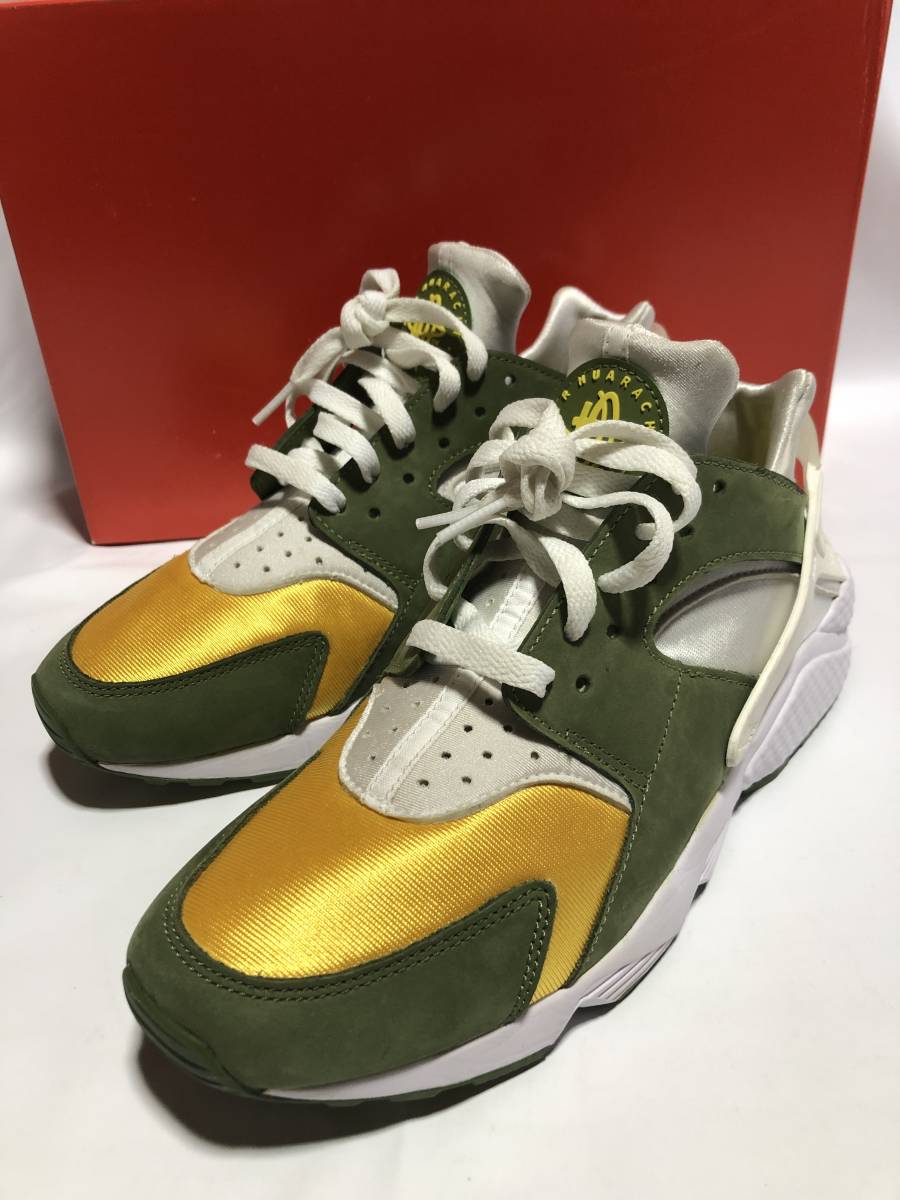 NIKE STUSSY AIR HUARACHE LE US10 28.0cm DD1381 300 ナイキ エア　ステューシー　ハラチ