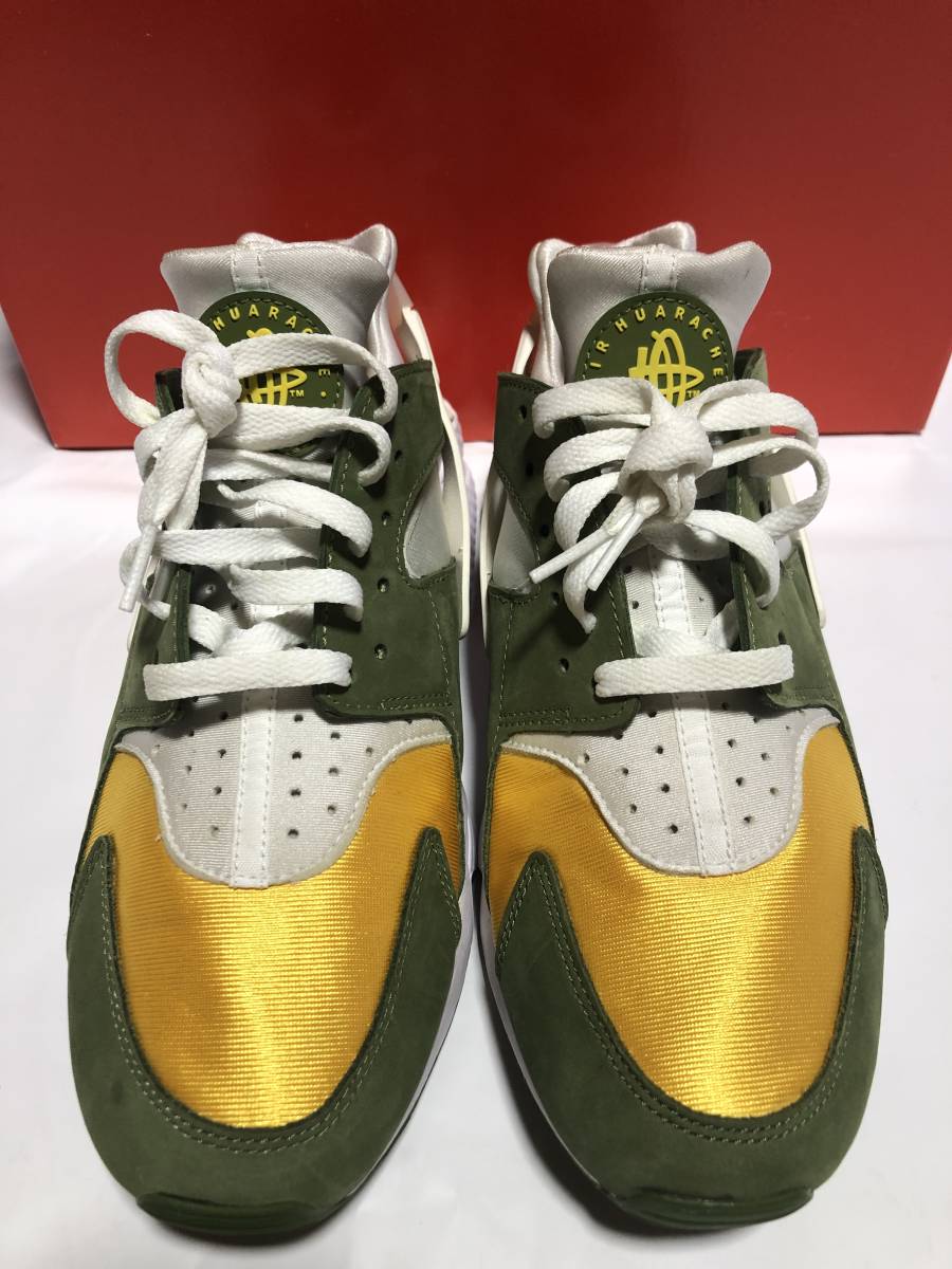 NIKE STUSSY AIR HUARACHE LE US10 28.0cm DD1381 300 ナイキ エア　ステューシー　ハラチ