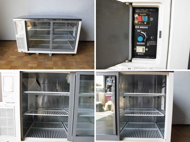 中古厨房 ホシザキ 業務用 台下 冷蔵ショーケース RTS-120SNB 100V