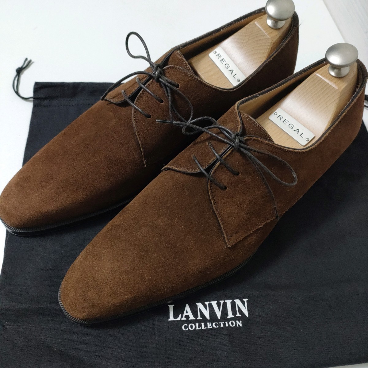 LANVIN COLLECTION ランバンコレクション 外羽根 外羽根プレーントウ 