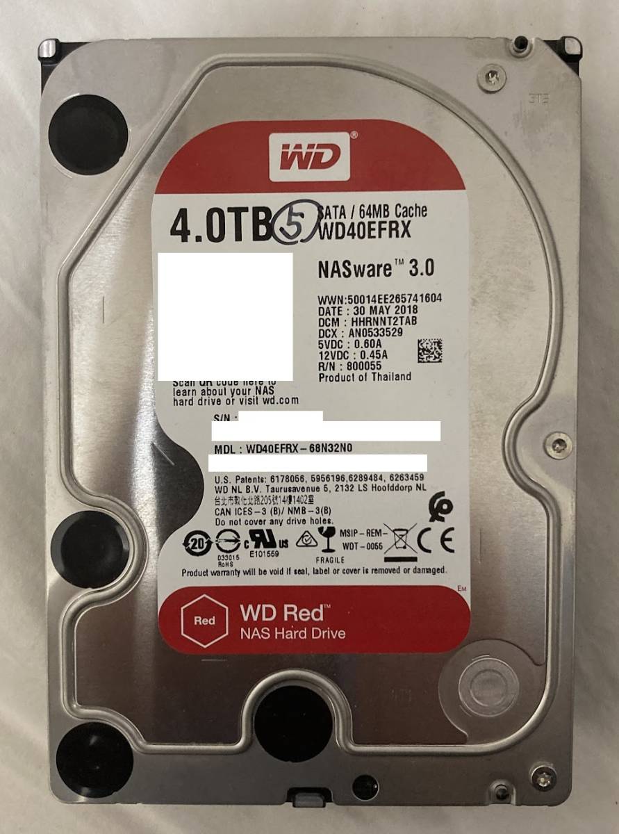 Red Western Digital 4TB WD Hard Drive NAS - WD40EFRX SATA RPM Red Western Digital 4TB WD Hard Drive NAS - WD40EFRX SATA RPM