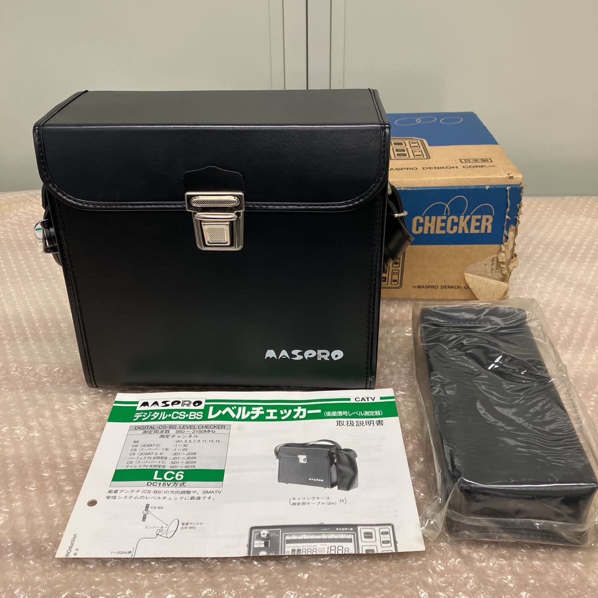 【HOT，人気】 MASPRO マスプロ電工 CS/BSレベルチェッカー LC6 保管品 管理番号GO-985(電気計測器)｜売買されたオークション情報、yahooの商品情報をアーカイブ公開 - オークファン 電気計測器