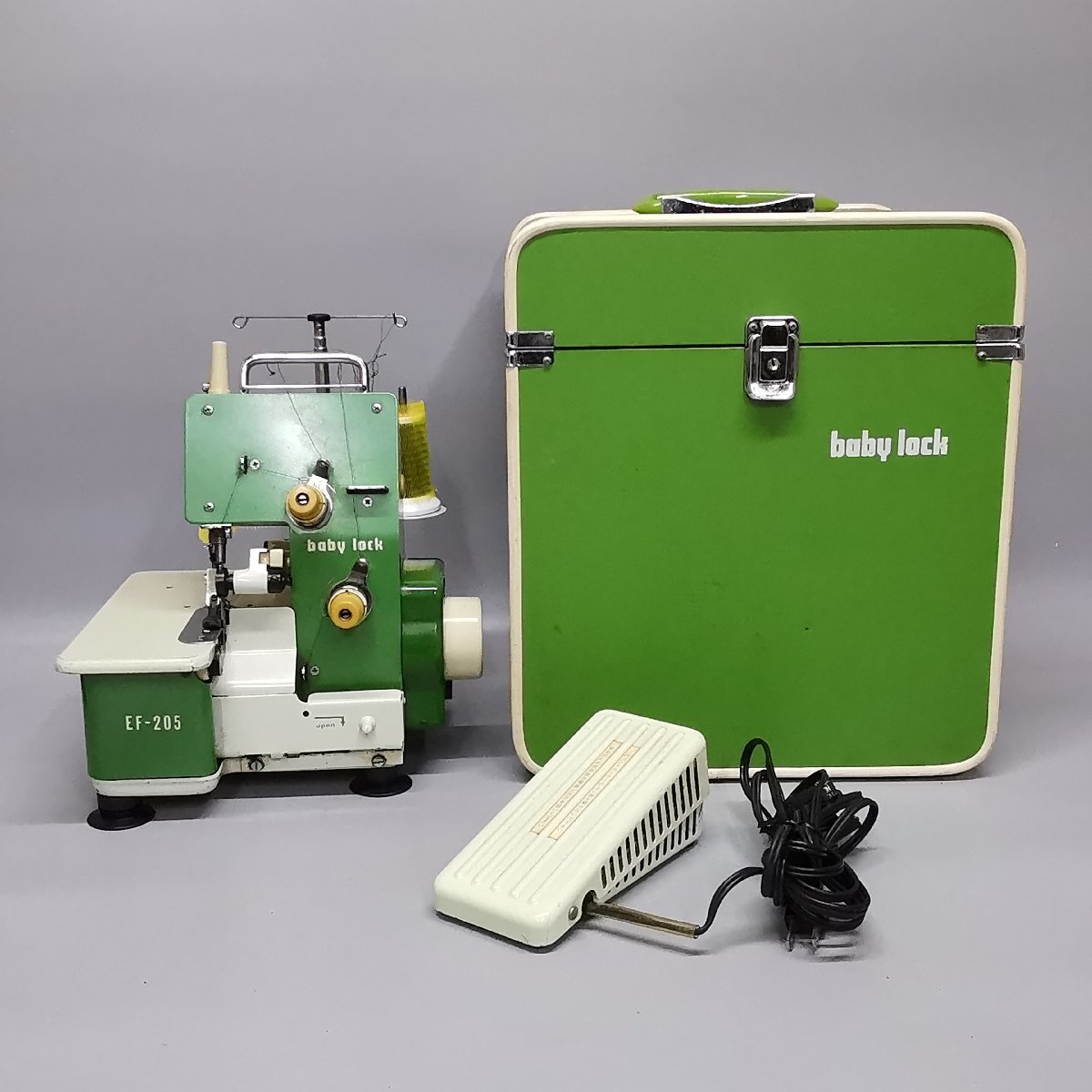 JUKI ジューキ Baby lock EF-205S 2本糸 ロックミシン フットペダル