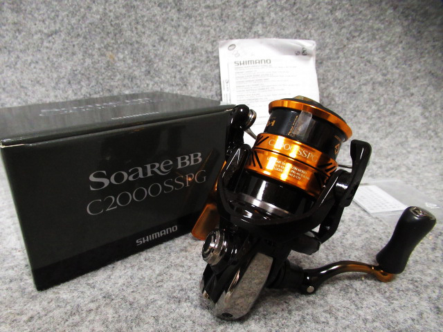 SHIMANO Soare BB C2000SSPG リール 箱付き SHIMANO Soare BB C2000SSPG リール 箱付き