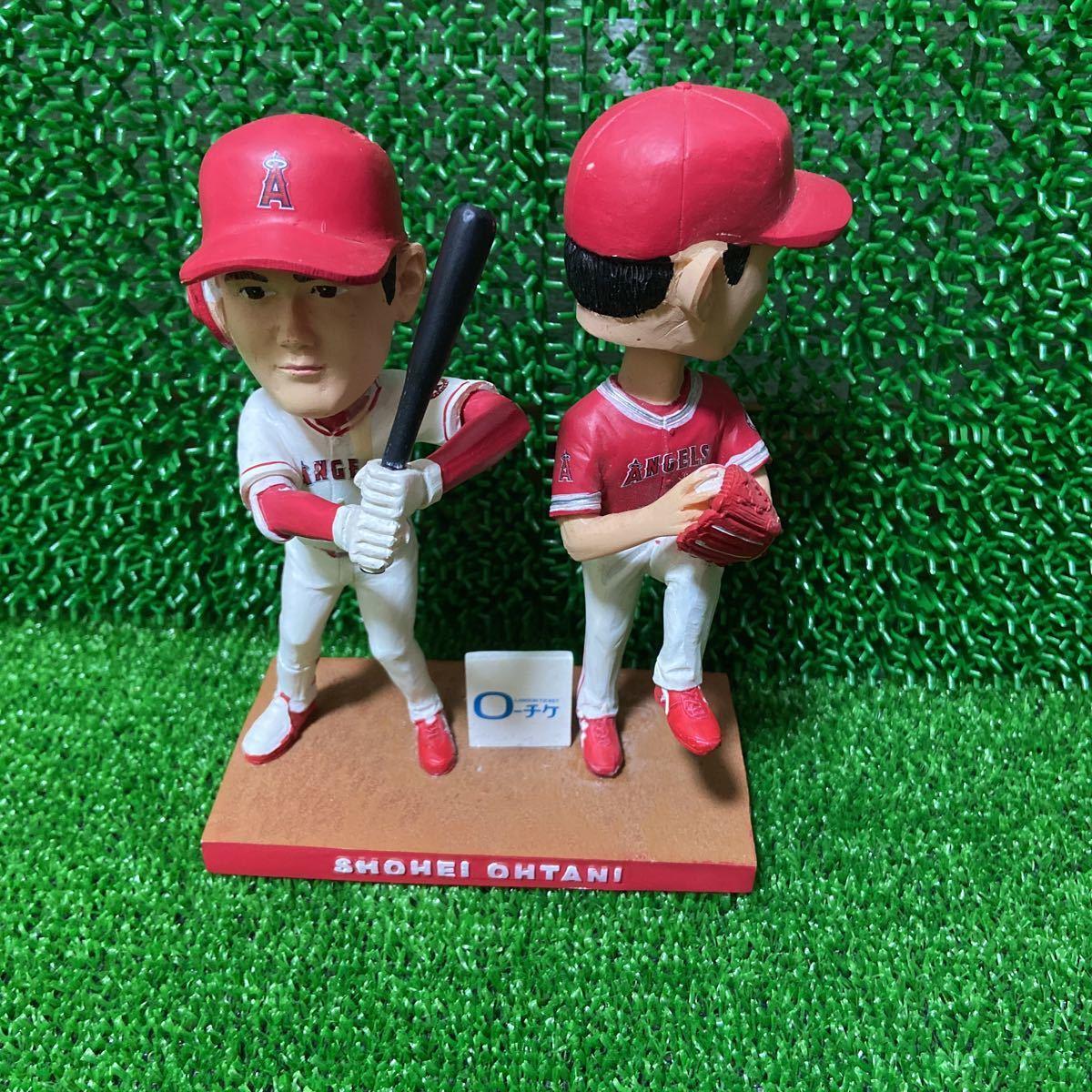 2018デビュー年大谷翔平球場配布二刀流フィギュアボブルヘッド
