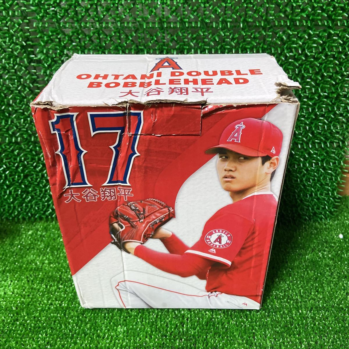 2018デビュー年大谷翔平球場配布二刀流フィギュアボブルヘッドバブル