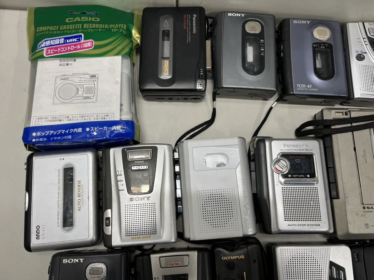 ③カセットプレーヤー AIWA SONY Panasonic 47台まとめて売る
