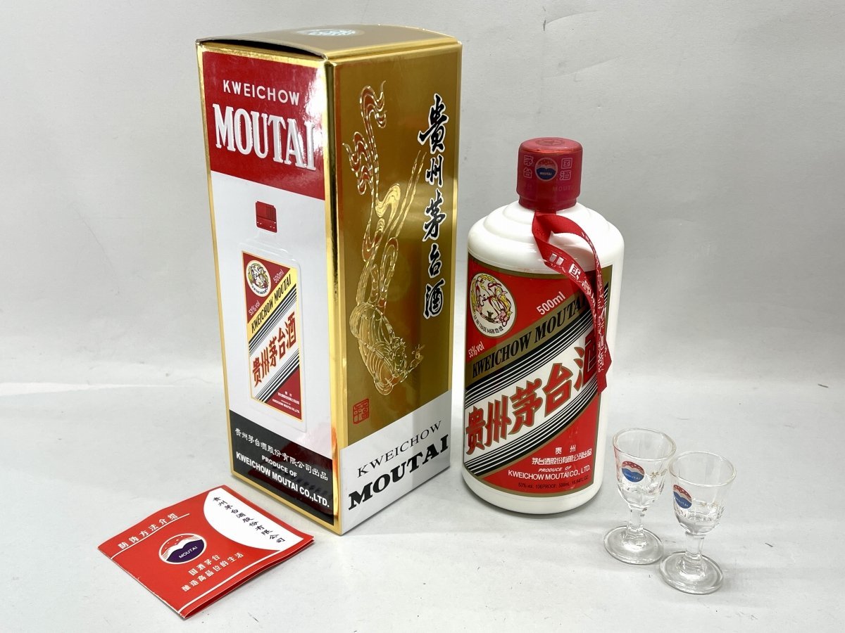 古酒 貴州茅台酒 マオタイ 天女 53% 500ml 2018年 箱付き[01-3163