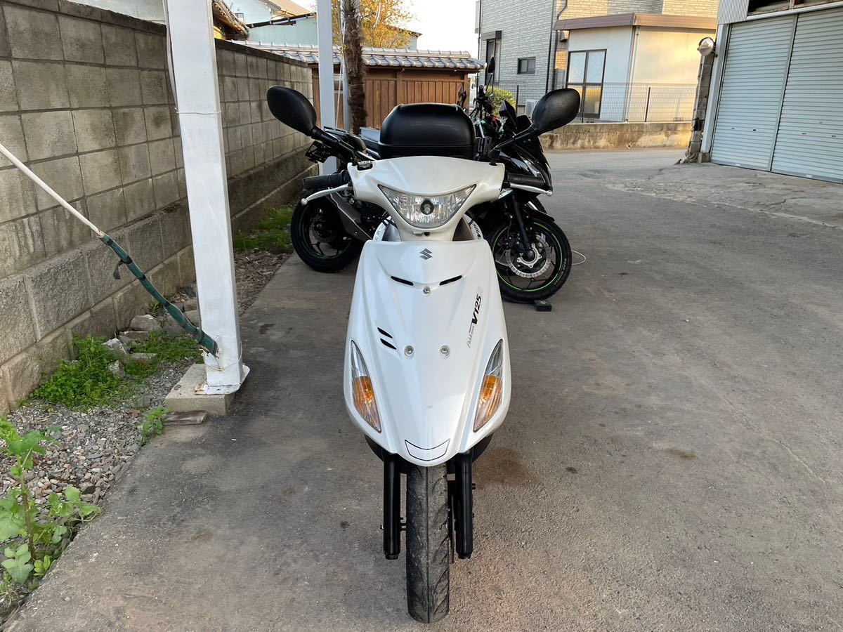 スズキ アドレスV125S CF4MA 走行20495km リアボックス付き！ (検 