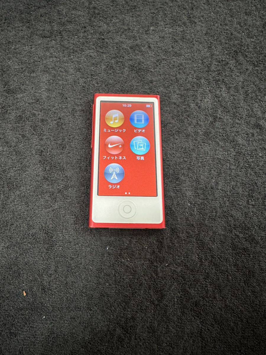 iPod nano 第7世代 16GB Red 刻印有り