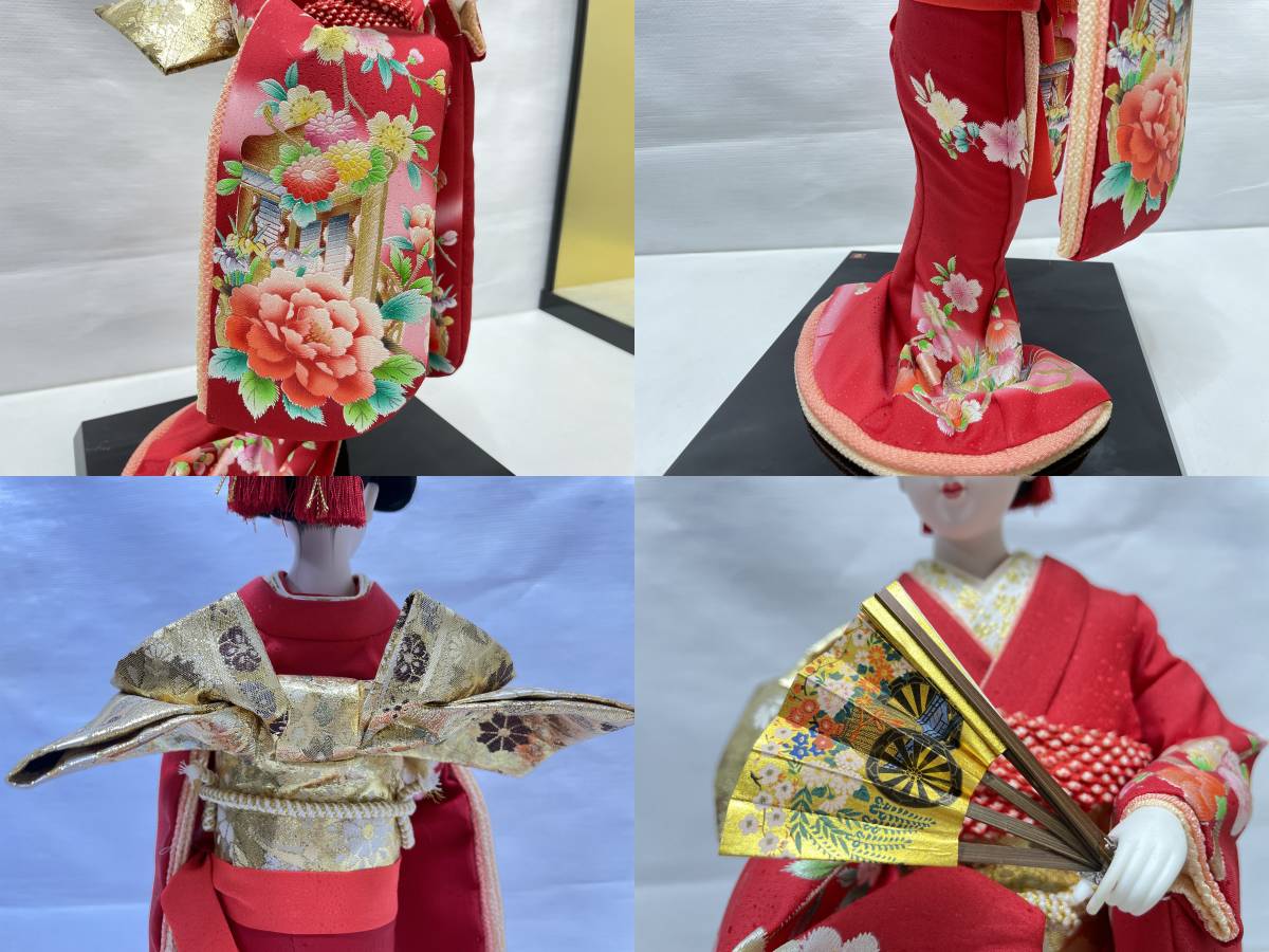 豪華！美品 東京久月 日本人形 尾山人形 陽光 ガラスケースサイズ 横38