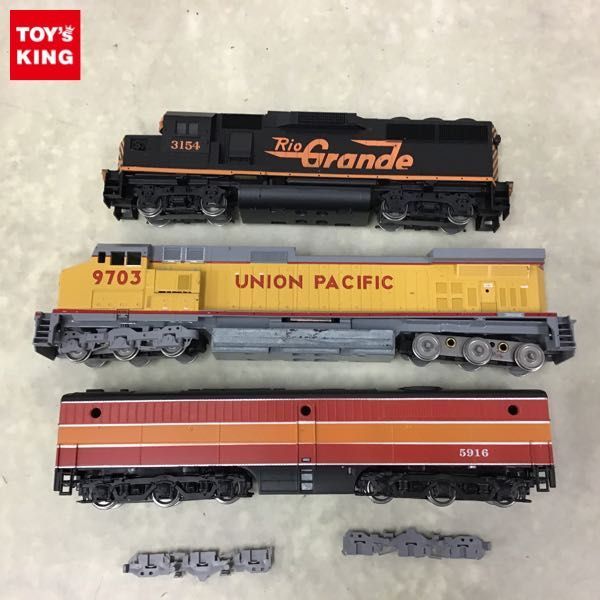 1円〜 ジャンク HOゲージ 鉄道模型 Rio Grande 3154、UNION PACIFIC 9703 等