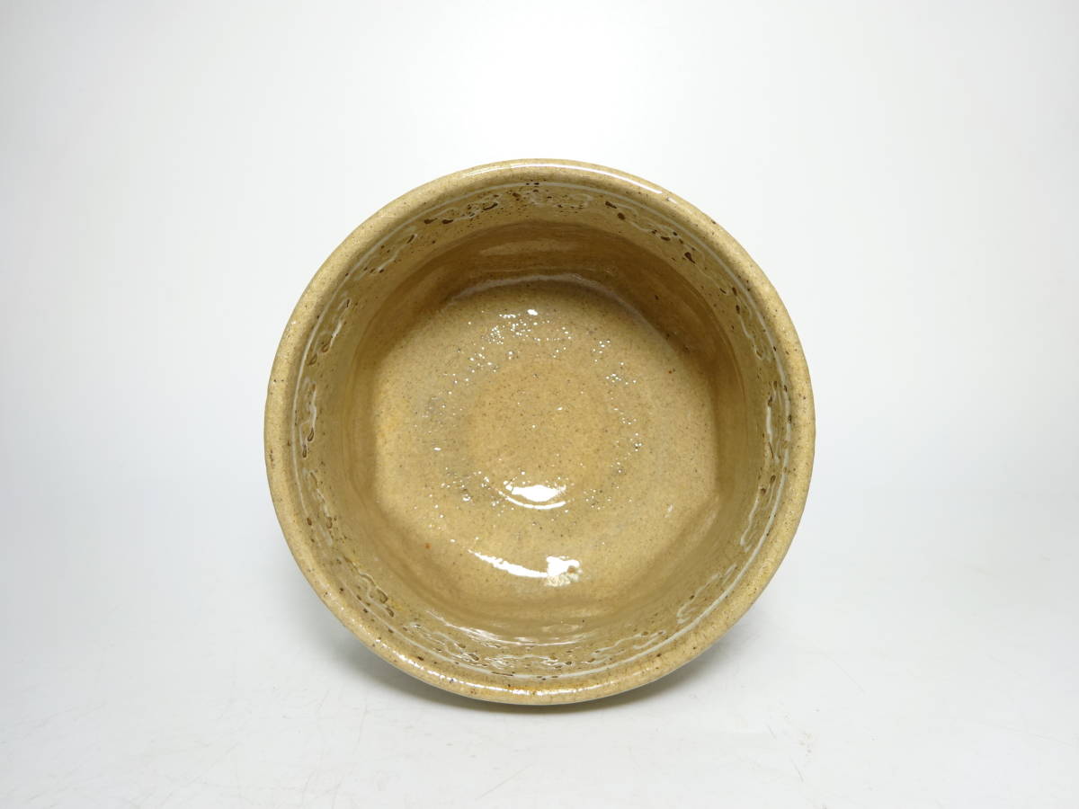 京都⑥ 清水六兵衛 造 三島茶碗 共箱 茶道具 CXP609